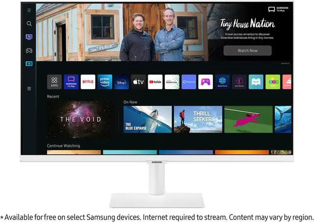 Alt view image 3 of 20 - SAMSUNG 27" 60 Hz VA FHD Smart Monitor with Streaming TV 4 ms (GTG) HDMI, USB Flat Panel M50B LS27BM501ENXZA