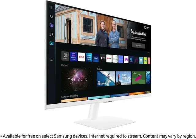 Alt view image 8 of 20 - SAMSUNG 27" 60 Hz VA FHD Smart Monitor with Streaming TV 4 ms (GTG) HDMI, USB Flat Panel M50B LS27BM501ENXZA