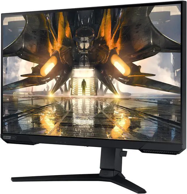 Alt view image 3 of 10 - SAMSUNG 27" 165 Hz VA WQHD Gaming Monitor FreeSync Premium (AMD Adaptive Sync) HDMI, DisplayPort, Audio Odyssey G55A LS27AG550ENXZA