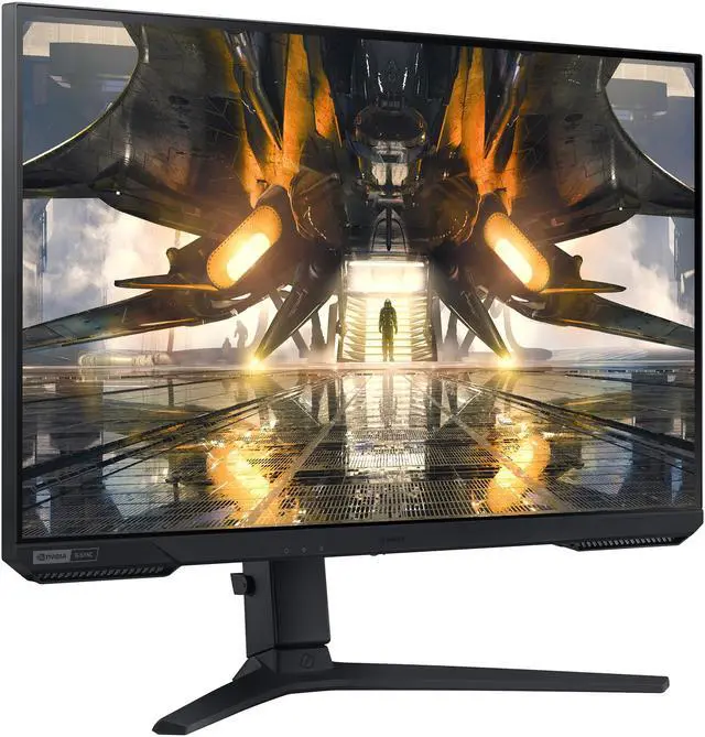 Alt view image 4 of 10 - SAMSUNG 27" 165 Hz VA WQHD Gaming Monitor FreeSync Premium (AMD Adaptive Sync) HDMI, DisplayPort, Audio Odyssey G55A LS27AG550ENXZA