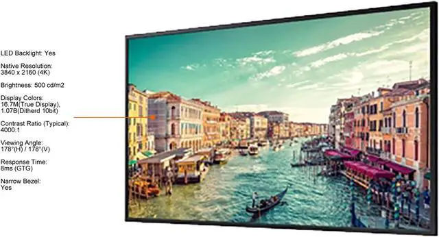 Alt view image 3 of 3 - Samsung QM75R-A Black 75" 8ms (GTG) 3840 x 2160 (4K) 16.7M(True Display), 1.07B(Ditherd 10bit) Display 4000:1 Built-in Speaker