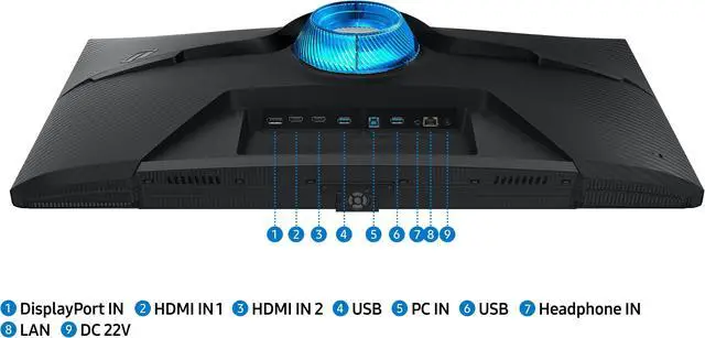Alt view image 13 of 17 - SAMSUNG Odyssey LS28BG702ENXGO G70B 28" UHD 4K IPS 144 Hz 1ms with G-Sync Gaming Monitor Built-in Speakers Gaming Monitor