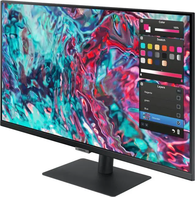 Alt view image 3 of 17 - SAMSUNG Viewfinity S80TB LS27B804TGNXGO 27" 4K UHD IPS 60Hz with Built-in Speakers Monitors