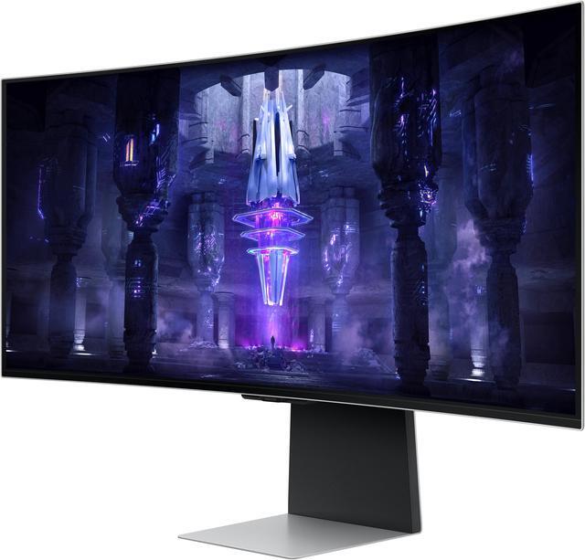 Alt view image 5 of 15 - SAMSUNG 34" Odyssey G85SB Series QD-OLED Ultra WQHD Curved Gaming Monitor, 175Hz, 0.03ms, DisplayHDR True Black 400, AMD FreeSync Premium Pro, Advanced Game Streaming, LS34BG850SNXZA