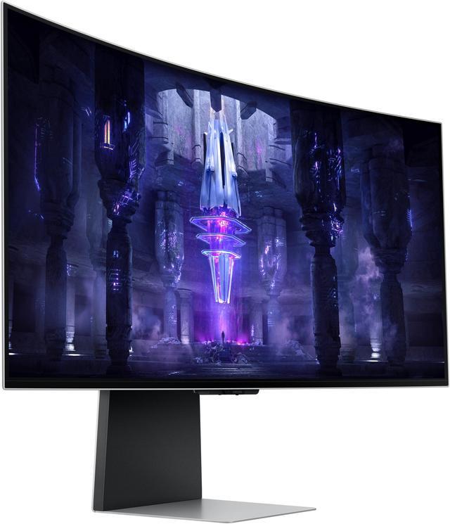 Alt view image 6 of 15 - SAMSUNG 34" Odyssey G85SB Series QD-OLED Ultra WQHD Curved Gaming Monitor, 175Hz, 0.03ms, DisplayHDR True Black 400, AMD FreeSync Premium Pro, Advanced Game Streaming, LS34BG850SNXZA