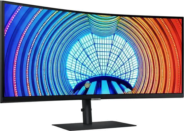 Alt view image 3 of 10 - SAMSUNG LS34A650UBNXGO ViewFinity S65UA 34" Ultra-WQHD 100Hz AMD FreeSync HDR10 with USB-C Curved Monitor