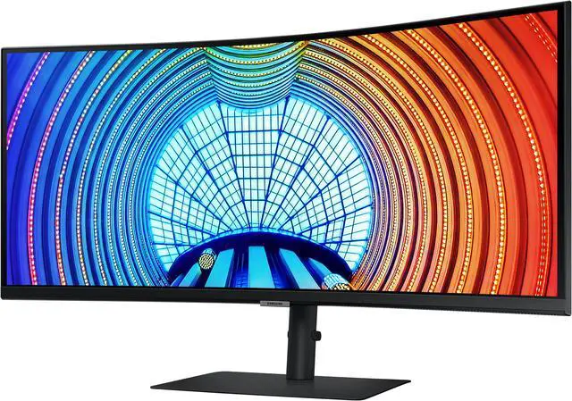 Alt view image 4 of 10 - SAMSUNG LS34A650UBNXGO ViewFinity S65UA 34" Ultra-WQHD 100Hz AMD FreeSync HDR10 with USB-C Curved Monitor