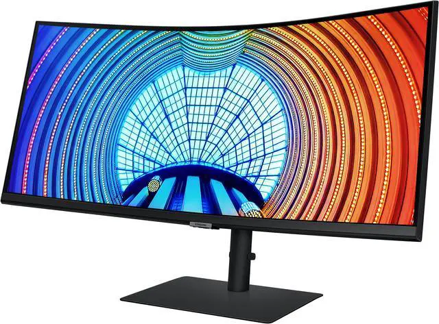 Alt view image 7 of 10 - SAMSUNG LS34A650UBNXGO ViewFinity S65UA 34" Ultra-WQHD 100Hz AMD FreeSync HDR10 with USB-C Curved Monitor