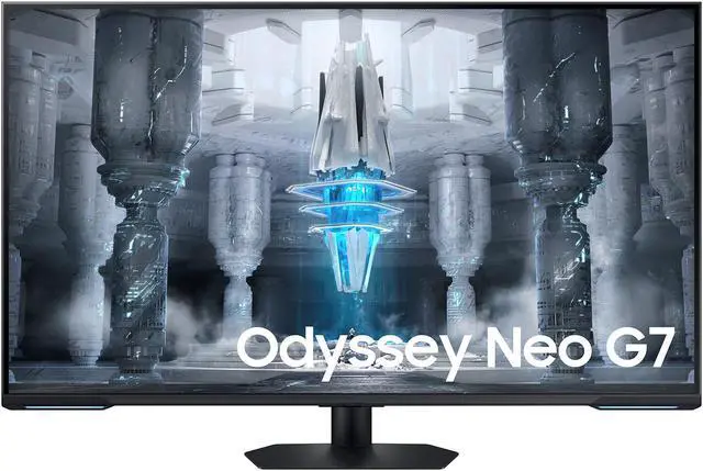 Alt view image 2 of 20 - SAMSUNG LS43CG702NNXZA Odyssey Neo G7 43” 3840 x 2160 (4K) Mini-LED 144Hz 1ms, 400nit brightness, VESA DisplayHDR600 Smart Gaming Monitor