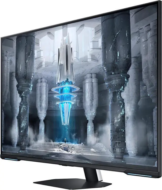 Alt view image 7 of 20 - SAMSUNG LS43CG702NNXZA Odyssey Neo G7 43” 3840 x 2160 (4K) Mini-LED 144Hz 1ms, 400nit brightness, VESA DisplayHDR600 Smart Gaming Monitor