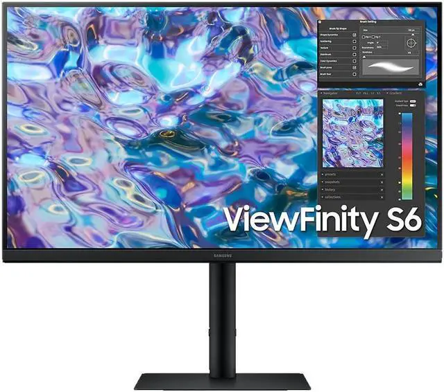 Main image of SAMSUNG ViewFinity S6 LS27B612EQNXZA 27" QHD 2560 x 1440 (2K) 75 Hz IPS FreeSync (AMD Adaptive Sync) LCD / LED Monitors