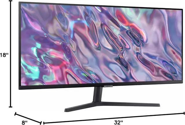 Alt view image 11 of 11 - SAMSUNG VIEWFINITY S5 34"  2K 3440 x 1440 WQHD 100Hz FreeSync HDR10, USB-C, 21:9 Monitor for work and gaming LS34C502GANXZA