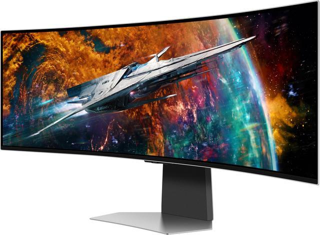 Alt view image 5 of 19 - SAMSUNG 49" Odyssey QD-OLED G9 Curved Gaming Monitor 240Hz LS49CG954SNXZA - Black