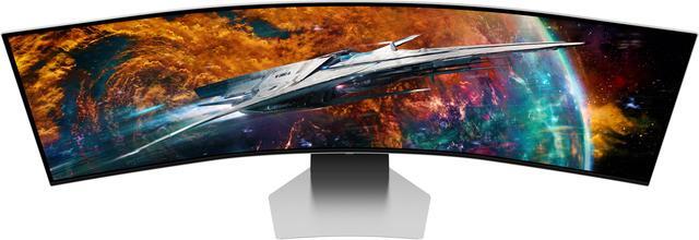 Alt view image 8 of 19 - SAMSUNG 49" Odyssey QD-OLED G9 Curved Gaming Monitor 240Hz LS49CG954SNXZA - Black