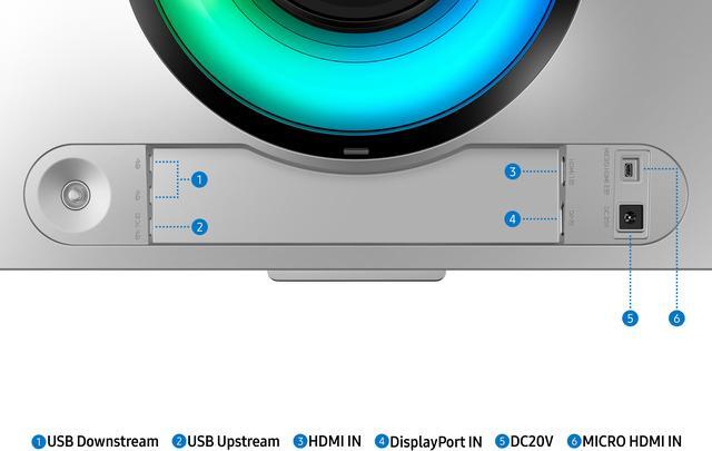 Alt view image 19 of 19 - SAMSUNG 49" Odyssey QD-OLED G9 Curved Gaming Monitor 240Hz LS49CG954SNXZA - Black