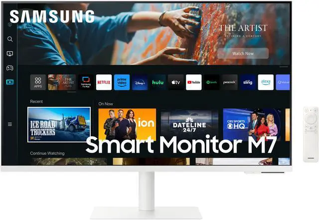Main image of Samsung 27" M70C Smart Monitor 4K UHD with Streaming TV USB-C and Ergonomic Stand - LS27CM701UNXZA