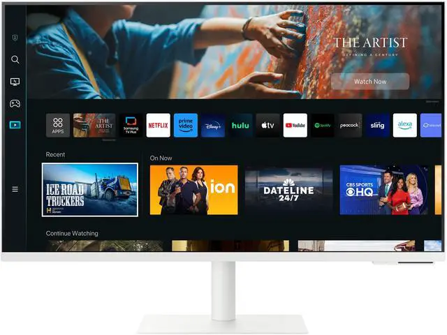 Alt view image 2 of 13 - Samsung 27" M70C Smart Monitor 4K UHD with Streaming TV USB-C and Ergonomic Stand - LS27CM701UNXZA