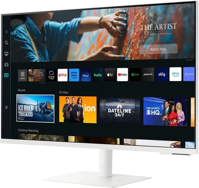 Alt view image 5 of 13 - Samsung 27" M70C Smart Monitor 4K UHD with Streaming TV USB-C and Ergonomic Stand - LS27CM701UNXZA