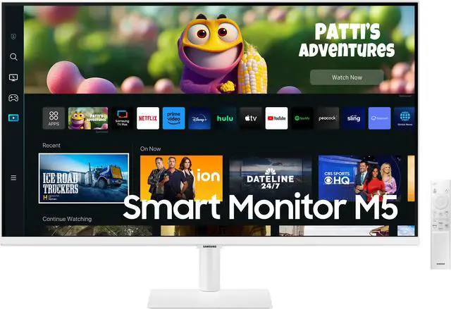 Alt view image 3 of 14 - SAMSUNG M5 32" 60Hz Full HD 1920 x 1080 smart streaming monitor LS32CM501ENXZA