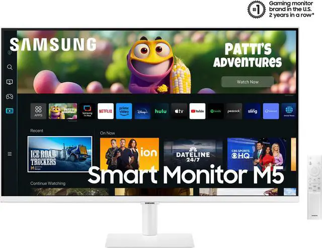 Alt view image 2 of 14 - SAMSUNG M5 32" 60Hz Full HD 1920 x 1080 smart streaming monitor LS32CM501ENXZA
