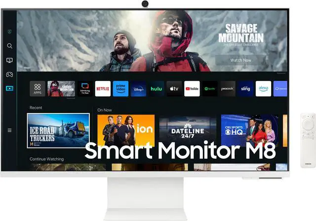 Alt view image 3 of 19 - SAMSUNG 32" 60 Hz VA UHD Monitor 4ms (GTG) NA HDMI, USB-C Flat Panel M80C LS32CM801UNXZA