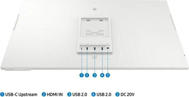 Alt view image 19 of 19 - SAMSUNG 32" 60 Hz VA UHD Monitor 4ms (GTG) NA HDMI, USB-C Flat Panel M80C LS32CM801UNXZA