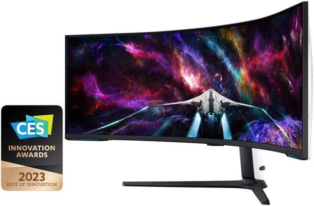 Alt view image 4 of 15 - Samsung 57" Odyssey Neo G9 Dual 4K UHD Quantum Mini-LED 240Hz 1ms(GtG) HDR 1000 Curved Gaming Monitor