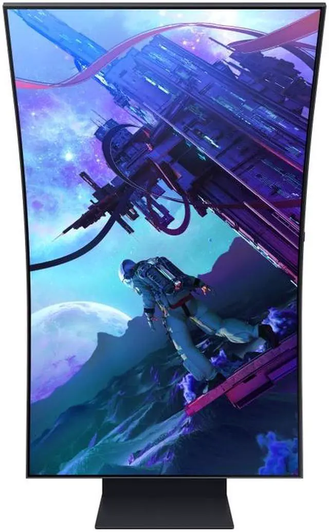 Alt view image 12 of 19 - Samsung 55" Odyssey Ark 2nd Gen. 4K UHD 165Hz 1ms Quantum Mini-LED Curved Gaming Screen LS55CG970NNXGO