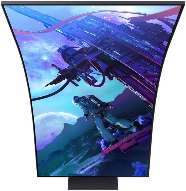 Alt view image 14 of 19 - Samsung 55" Odyssey Ark 2nd Gen. 4K UHD 165Hz 1ms Quantum Mini-LED Curved Gaming Screen LS55CG970NNXGO