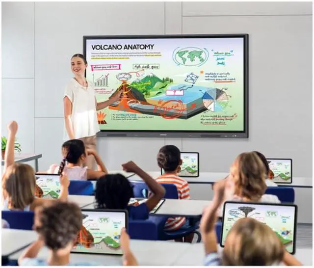 Alt view image 9 of 10 - Samsung WA65C 65" 4K Smart Interactive LED Display for Classrooms