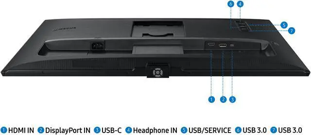 Alt view image 9 of 11 - Samsung 27" ViewFinity S80UA 4K UHD IPS HDR10 Monitor with USB-C, Speakers and Ergonomic Stand