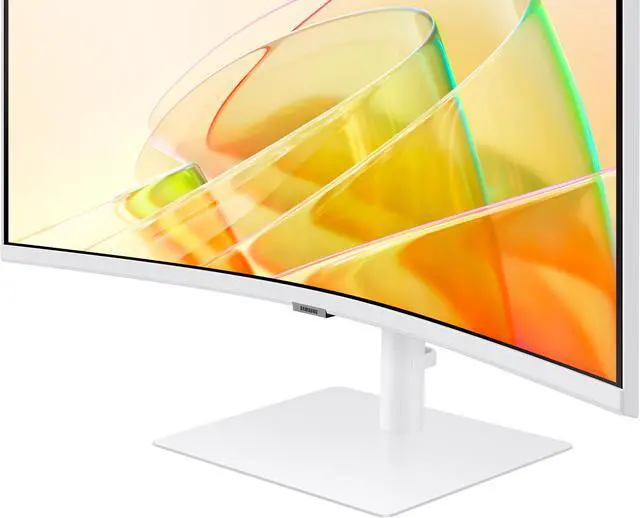 Alt view image 5 of 15 - Samsung 34" ViewFinity S6 UWQHD 100Hz 2K AMD FreeSync HDR10 Curved Monitor with Thunderbolt 4 and Built-in Speakers