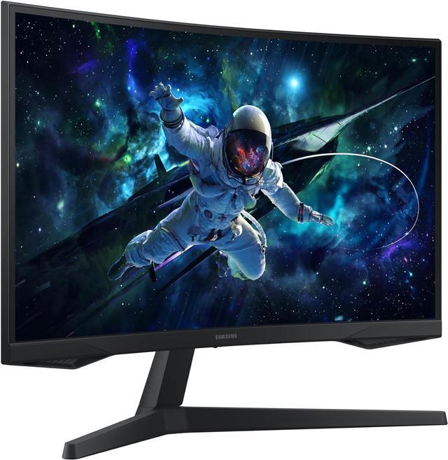 Alt view image 2 of 8 - SAMSUNG 27-Inch Odyssey G55C Series QHD 1000R Curved Gaming Monitor, 1ms(MPRT), HDR10, 165Hz, AMD Radeon FreeSync, Eye Care, LS27CG552ENXZA