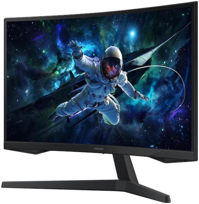 Alt view image 2 of 7 - Samsung 32" Odyssey G55C QHD 165Hz Curved Gaming Monitor, 1ms(MPRT), AMD FreeSync, 1xDisplayPort 1.2, 1xHDMI 2.0, Stand Adjustments, LS32CG552ENXZA
