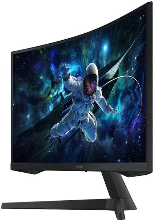 Alt view image 5 of 7 - Samsung 32" Odyssey G55C QHD 165Hz Curved Gaming Monitor, 1ms(MPRT), AMD FreeSync, 1xDisplayPort 1.2, 1xHDMI 2.0, Stand Adjustments, LS32CG552ENXZA