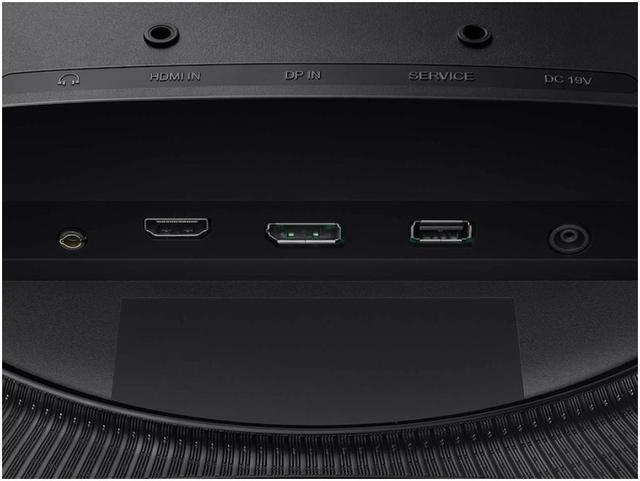 Alt view image 6 of 7 - Samsung 32" Odyssey G55C QHD 165Hz Curved Gaming Monitor, 1ms(MPRT), AMD FreeSync, 1xDisplayPort 1.2, 1xHDMI 2.0, Stand Adjustments, LS32CG552ENXZA