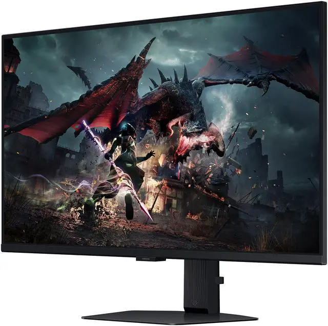 Alt view image 3 of 8 - SAMSUNG Odyssey G5 32" 180 Hz Fast IPS QHD FreeSync (AMD Adaptive Sync) 2560 x 1440 (2K) sRGB 99% Gaming Monitor w/ Height, Pivot, Swivel, Tilt Adjustable stand LS32DG502ENXZA