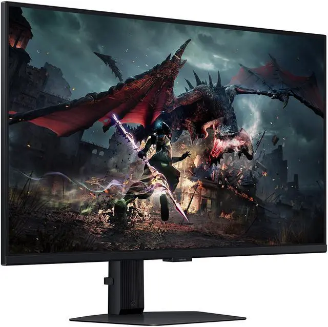 Alt view image 4 of 8 - SAMSUNG Odyssey G5 32" 180 Hz Fast IPS QHD FreeSync (AMD Adaptive Sync) 2560 x 1440 (2K) sRGB 99% Gaming Monitor w/ Height, Pivot, Swivel, Tilt Adjustable stand LS32DG502ENXZA