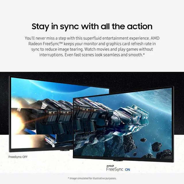 Alt view image 6 of 14 - SAMSUNG Odyssey G5 32" 180 Hz Fast IPS QHD FreeSync (AMD Adaptive Sync) 2560 x 1440 (2K) sRGB 99% Gaming Monitor w/ Height, Pivot, Swivel, Tilt Adjustable stand LS32DG502ENXZA