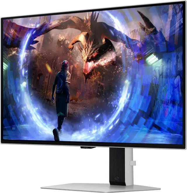 Alt view image 7 of 20 - Samsung 27" Odyssey QD-OLED G6 (G60SD) QHD 360Hz 0.03ms FreeSync Premium Pro Gaming Monitor with Sleek Metal Design - LS27DG602SNXZA