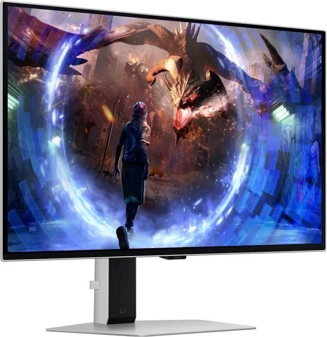 Alt view image 8 of 20 - Samsung 27" Odyssey QD-OLED G6 (G60SD) QHD 360Hz 0.03ms FreeSync Premium Pro Gaming Monitor with Sleek Metal Design - LS27DG602SNXZA