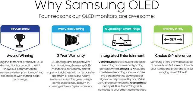 Alt view image 21 of 20 - Samsung 27" Odyssey QD-OLED G6 (G60SD) QHD 360Hz 0.03ms FreeSync Premium Pro Gaming Monitor with Sleek Metal Design - LS27DG602SNXZA