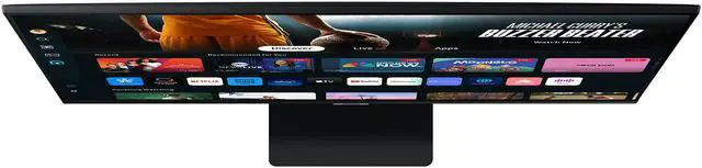 Alt view image 9 of 13 - SAMSUNG M7 32" 4K UHD 60Hz smart streaming monitor w/ speakers and USB-C LS32DM702UNXGO