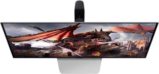 Alt view image 10 of 18 - Samsung 32" Odyssey G8 OLED 4K UHD 240Hz 0.03ms Smart Gaming Monitor Glare Free, G-Sync compatible with Sleek Metal Design -  LS32DG802SNXZA