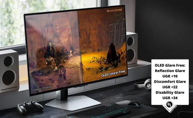 Alt view image 13 of 18 - Samsung 32" Odyssey G8 OLED 4K UHD 240Hz 0.03ms Smart Gaming Monitor Glare Free, G-Sync compatible with Sleek Metal Design -  LS32DG802SNXZA