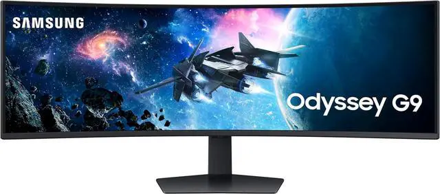 Main image of Samsung 49" Odyssey G9 Gaming Monitor 240Hz Dual QHD Freesync Premium pro Curved Screen - LS49CG952ENXZA