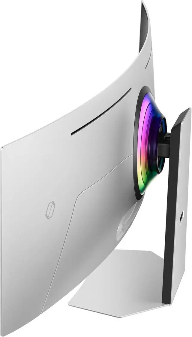 Alt view image 3 of 4 - Samsung 49" G9 OLED Silver DQHD Gaming Monitor with 240 Hz Refresh Rate, 0.03 ms, G-Sync, Gaming Hub - LS49DG954SNXGO
