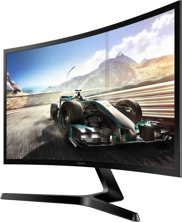 Alt view image 5 of 9 - Samsung 24" S3 (S36GD) FHD 100Hz Curved Monitor LS24D368GANXZA