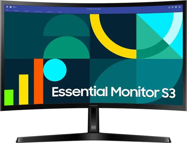 Main image of Samsung 24" S3 (S36GD) FHD 100Hz Curved Monitor LS24D368GANXZA