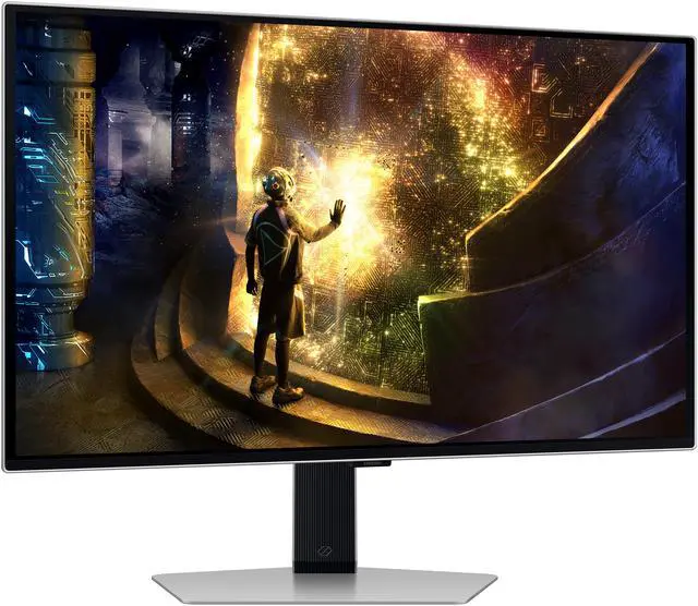 Alt view image 3 of 16 - Samsung 27" Odyssey OLED G6 (G61SD) QHD 240Hz 0.03ms FreeSync Premium Pro Gaming Monitor with Sleek Metal Design - LS27DG610SNXZA